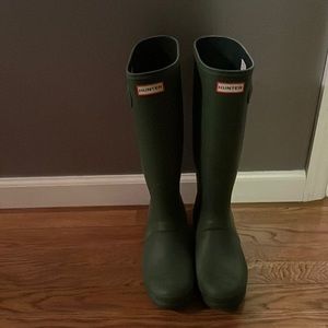 HUNTER GREEN TALL HUNTER BOOTS